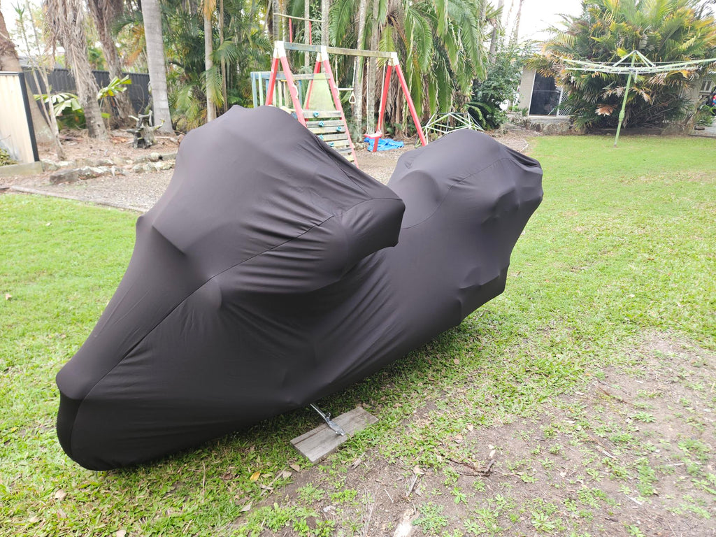 NEVERLAND Large Waterproof Motorcycle Cover – Universal Fit For Bikes Over 150cc, UV & Dust Protection