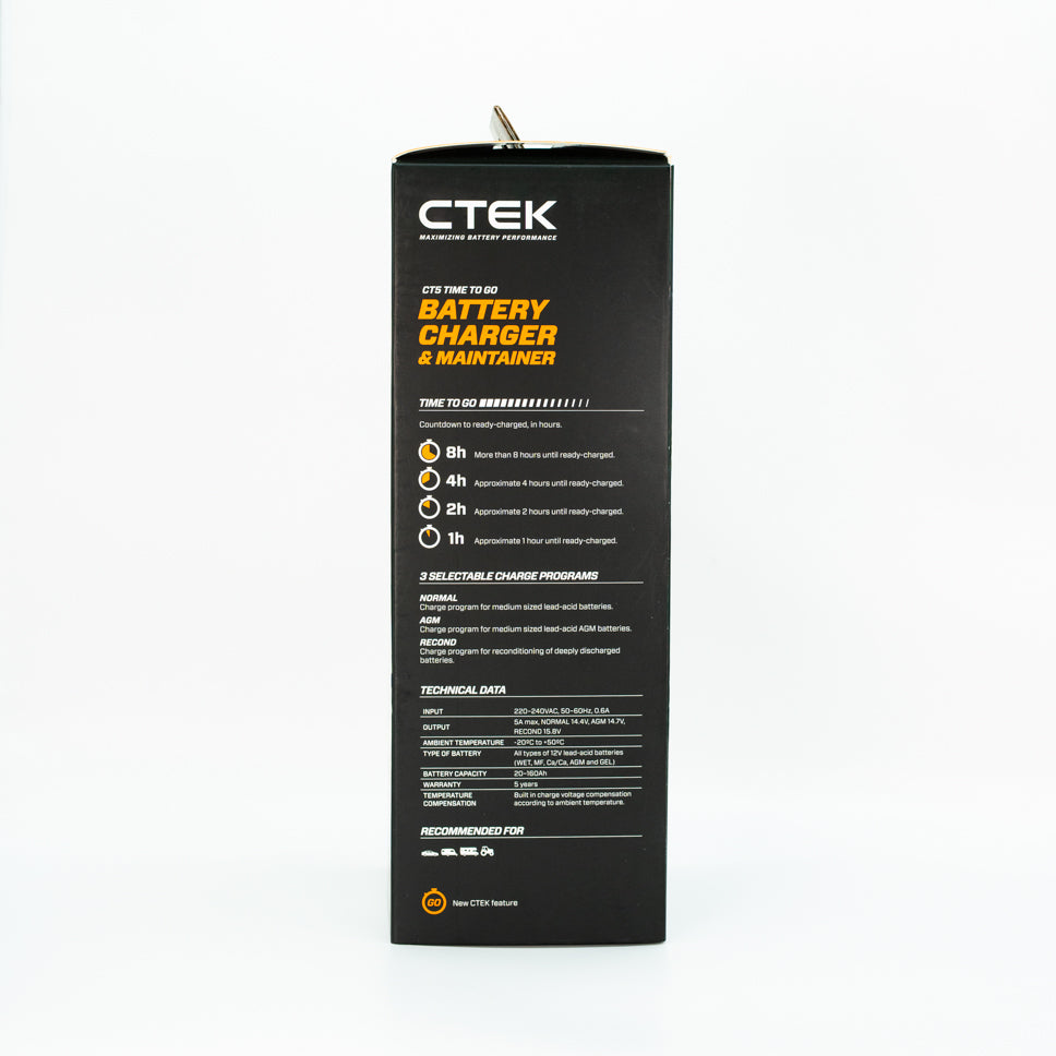 CTEK CT5 Time To Go Battery Charger