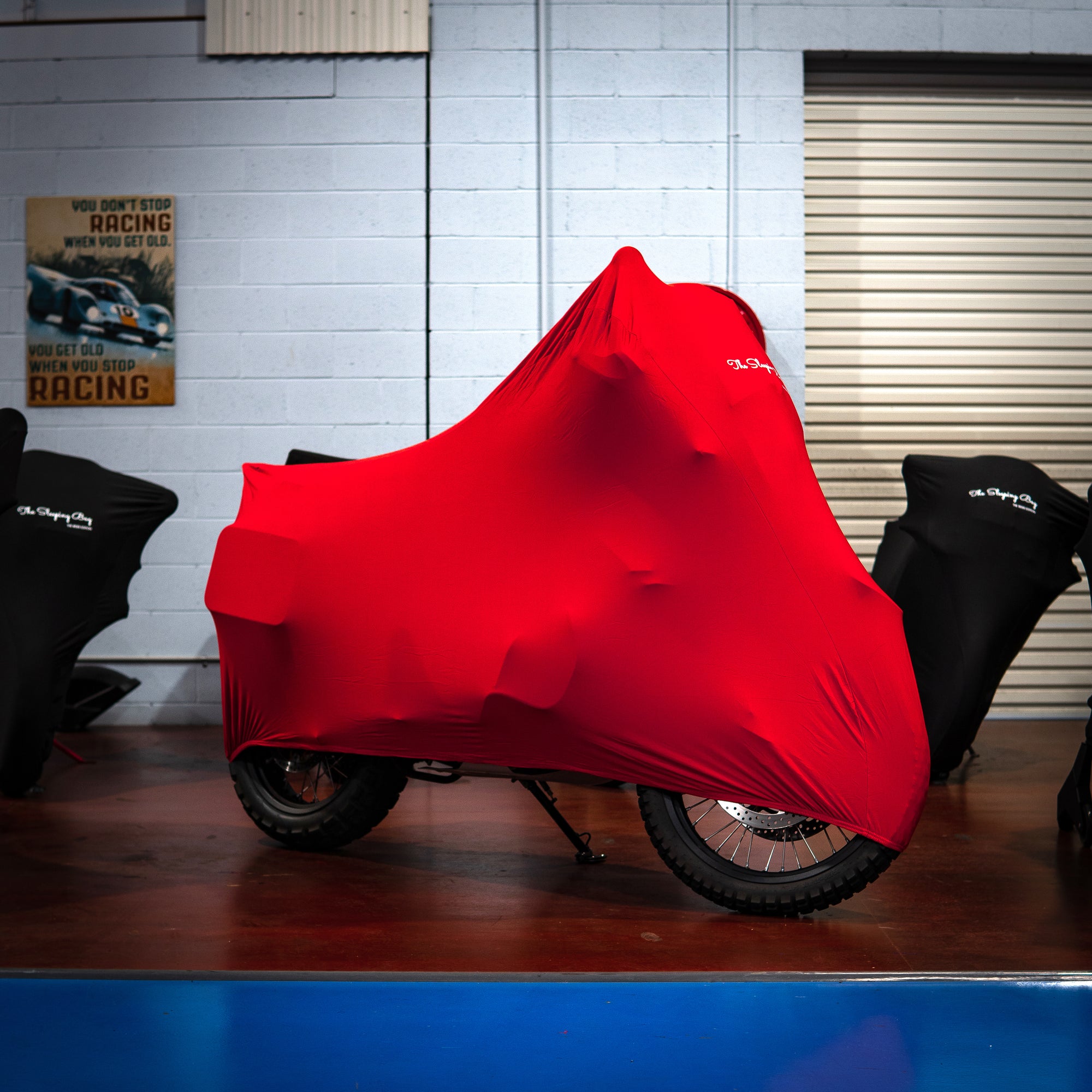 'Love Me Again' Indoor Motorbike Covers